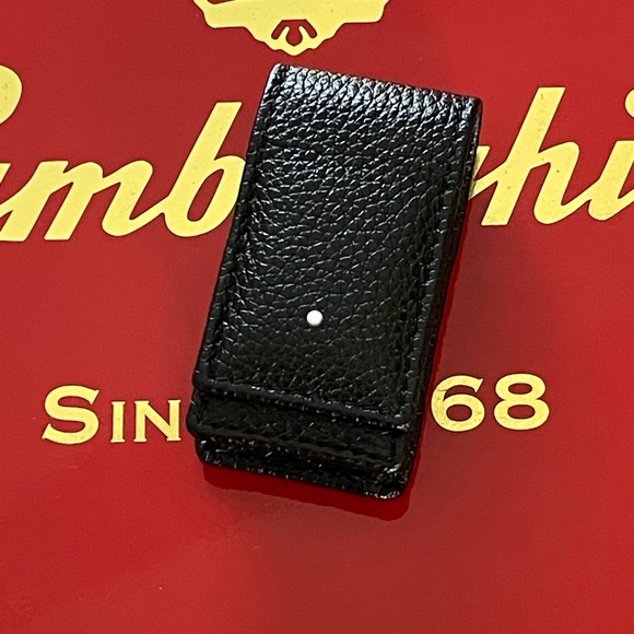 Dunhill the white spot black leather travel protective case for rollagas lighter - Picture 2 of 5